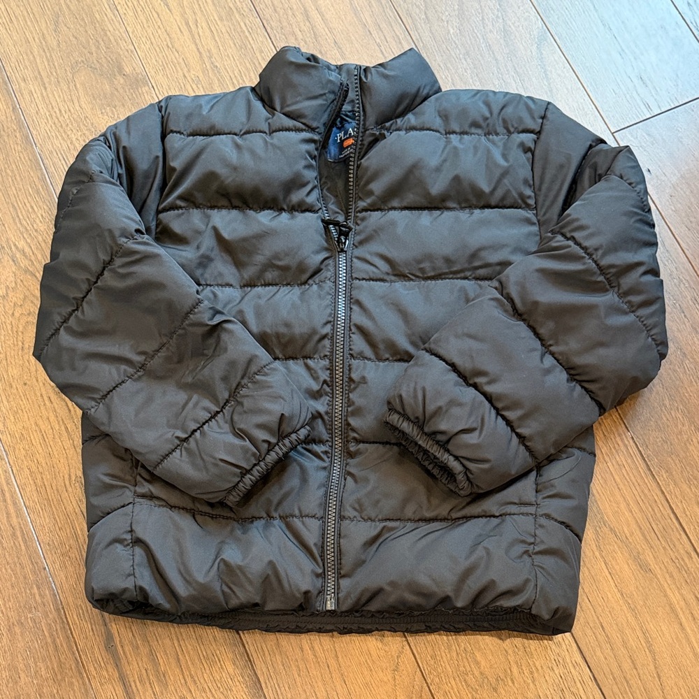Children’s Place Black Kids Puffer Jacket Size 7/8 C5-019